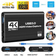 4K Audio Video Capture Card USB 3.0 HDMI Video Capture Device Full HD Recording