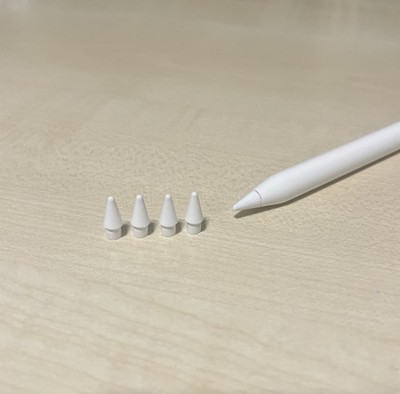 Apple Pencil Spitzen 4er Pack Ersatzspitzen Weiß