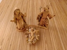 Fontanini 3.5" Holy Family Baby Jesus Mary Joseph Nativity Figures Italy