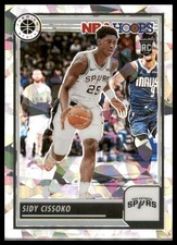2023-24 Hoops Premium Stock #143 Sidy Cissoko Ice Prizm