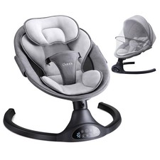 LAREX Baby Swing Infant Swing Electric Toddler Baby Rocker Portable for Newborn