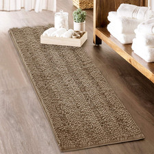 KGORGE Bath Tub Mat Indoor Pet Mat, Brown, 24" W X 60" L Pack of 1 