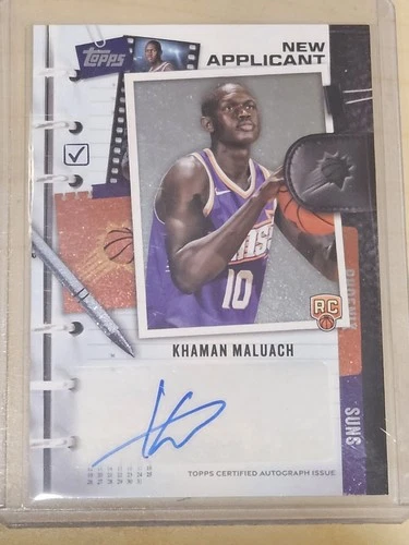 2025-26 Topps - New Applicants Autographs Khaman Maluach #NA-KM (AU, RC)