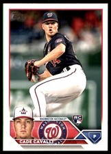 Cade Cavalli 2023 Topps #320 Nationals MLB READ FREE SHIPPING AutographDen