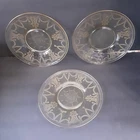 Anchor Hocking Cameo Ballerina Yellow Depression 6" Dessert Bread Plate, 3