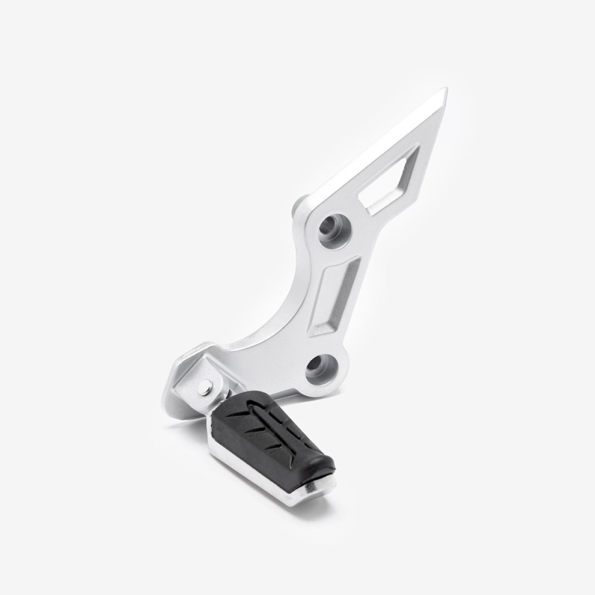 Left Rider Footpeg Bracket for ZS1500D-2 Powder-Coated Black Steel BRCKT246 NEW