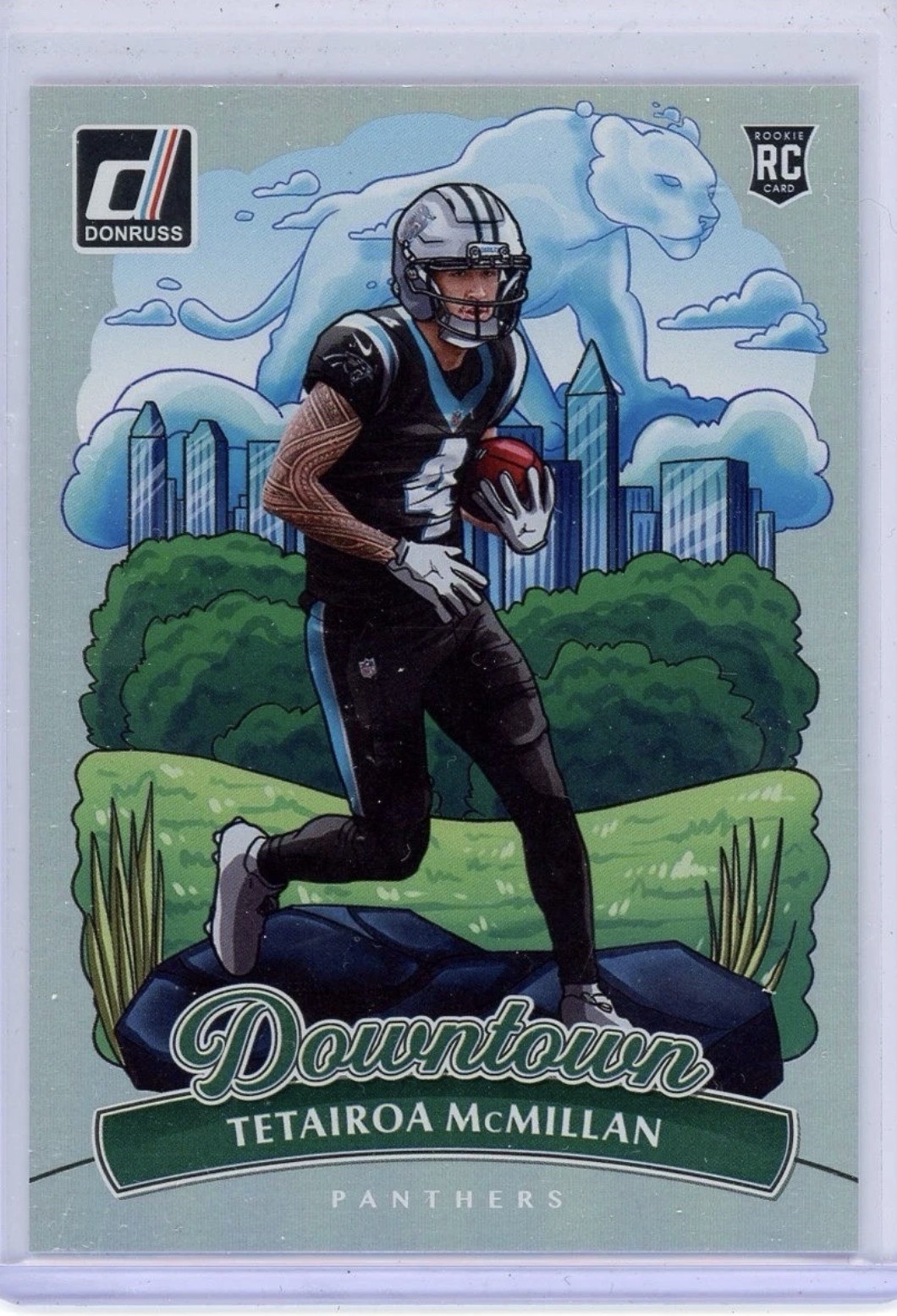 2025 Panini Donruss Tetairoa McMillan Downtown Case Hit SSP RC Panthers #15