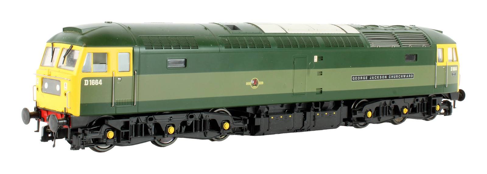 HELJAN 'O' 4884 BR GREEN CLASS 47 D1664 'GEORGE JACKSON CHURCHWARD'  DIESEL LOCO