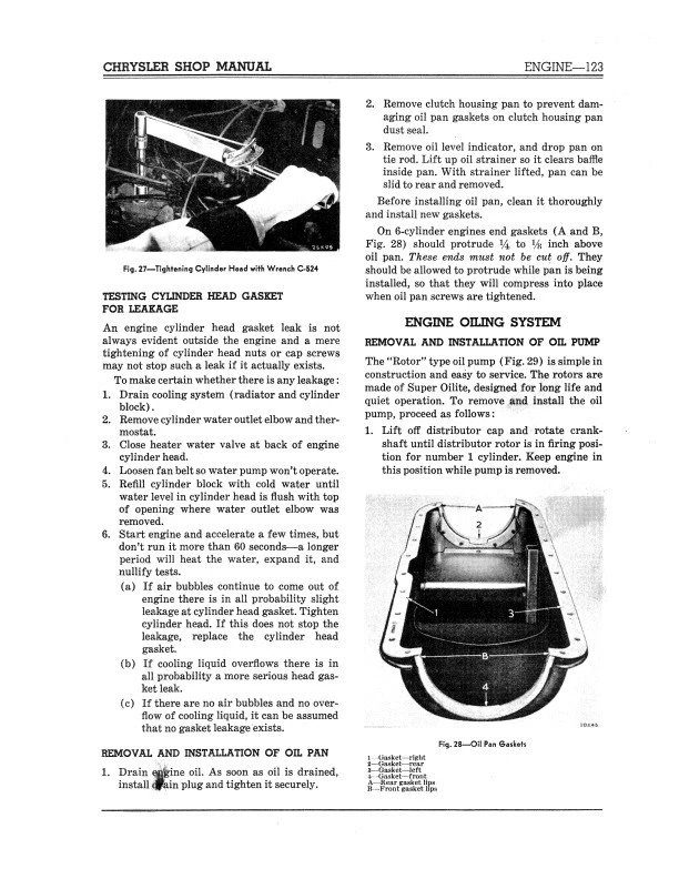 最佳克莱斯勒商店手册 1941 1942 1947 1948 年维修服务手册 — 第 4/4 张图片