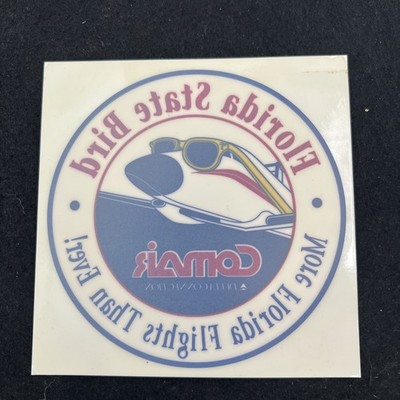 Vintage Comair Delta Decal Sticker Florida Airlines 4''