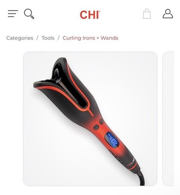 CHI LAVA Pro Spin N Curl 1in Rotating Curling Iron Volcanic Lava 