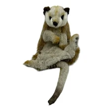 Hansa Meerkat 18” Plush Puppet Stuffed Animal Toy Pretend Play Realistic Savanah