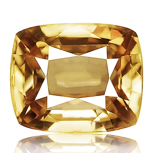 Circón 4,12 quilates impecable aaa color amarillo dorado 100% tierra extraída Camboya - Imagen 1 de 3