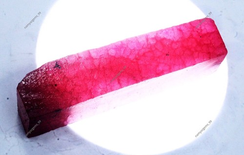 300 Ct NATURAL Red Ruby Huge Rough Earth Mined CERTIFIED Loose Gemstone - Picture 5 of 7