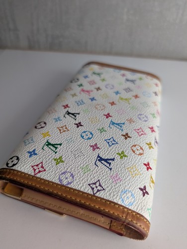 Louis Vuitton Monogram Multicolor Takashi Murakami International TriFold Wallet - Picture 8 of 22