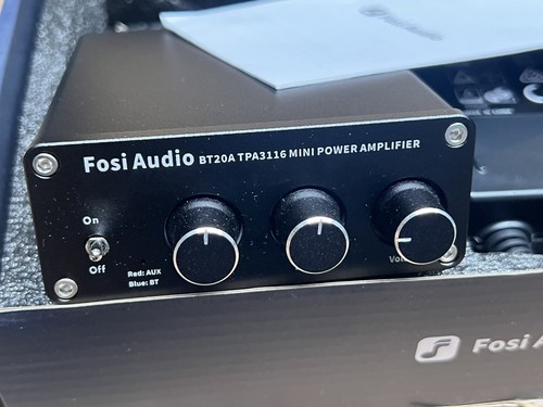 Fosi Audio BT20A Bluetooth Amplifier, 200W Mini Hifi Amplifier with TPA3116 Amp
