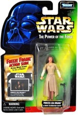 STAR WARS Power of The Force Freeze Frame Princess Leia Organa in Ewok Outfit