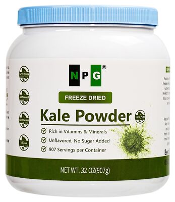 NPG Freeze-Dried Kale Powder 32 Oz (2 LB)