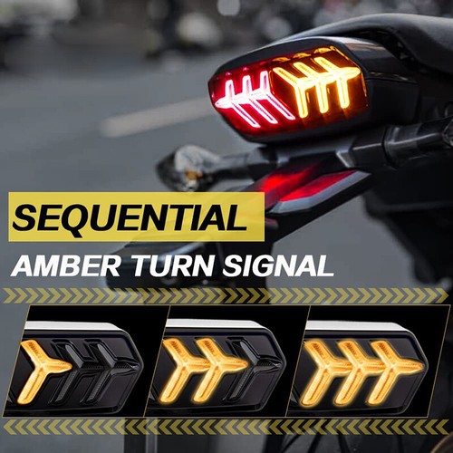 Fits Honda CB650F CBR650F CTX700N LED Brake Tail Turn Signal Light Integrated - Picture 2 of 12