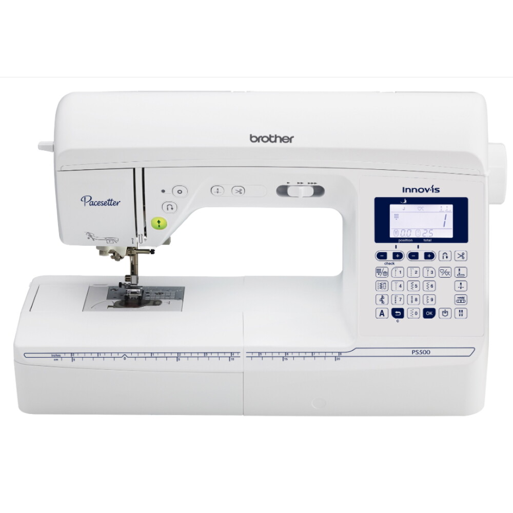 Brother Pacesetter PS500 Computerized Sewing Machine with Scissor Refurbished