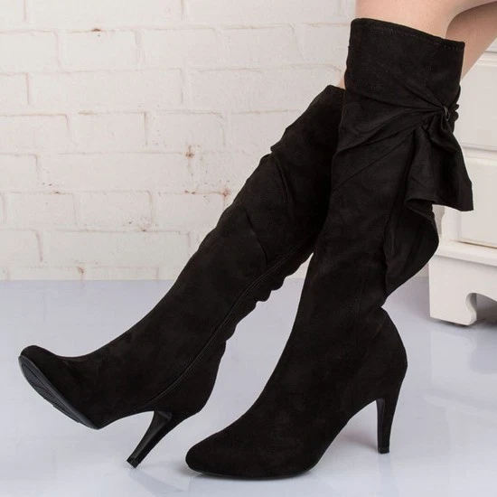 Designer long best sale boots