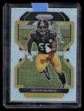 2021 Panini Prizm #257 Devin Bush II Silver Pittsburgh Steelers