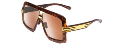 GUCCI GG0900S Unisex Oversized .5-Rimless Sunglasses Tortoise