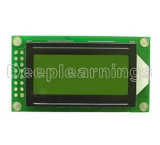 Yellow 0802 LCD 8x2 Character LCD Display Module 5V LCM For Arduino Raspberry pi