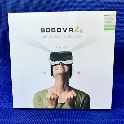 BOBOVR Z4 3D Virtual Reality VR Glasses Headset for 4.7-6.2'' Cell, NEW IN BOX