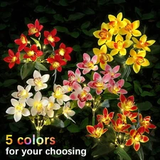  Solar Garden Lights Outdoor Waterproof LED Lights Yard Stake Lawn Decor Home 