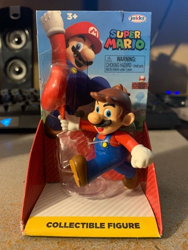 Nintendo Super Mario Running with cap in hand 2.5" Figure Jakks Pacific New