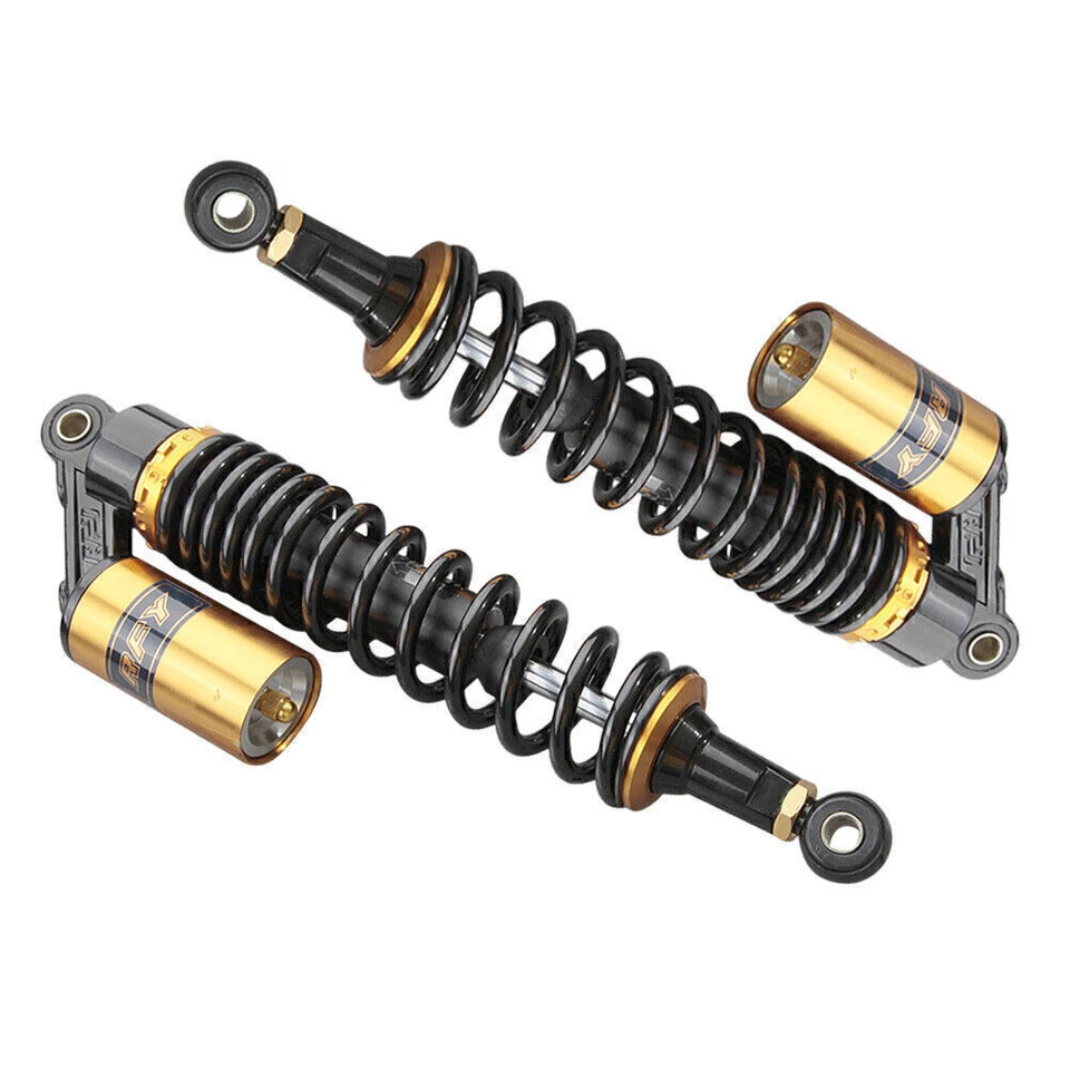 400mm Motorcycle Rear Air Shock Absorbers For Yamaha YFZ 450 Banshee Gold Black - Изображение 4 из 4