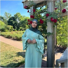 Women Muslim Long Dress Abaya Islamic Kaftan Modest Robe Ramadan Party Gown Arab