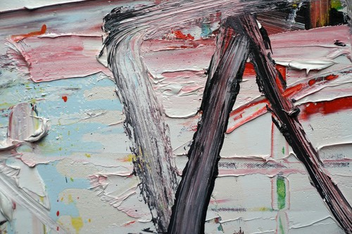 IAIN ROBERTSON SCOTTISH ABSTRACT EXPRESSIONIST ART OIL PAINTING SUNSET CORNWALL - Picture 8 of 12