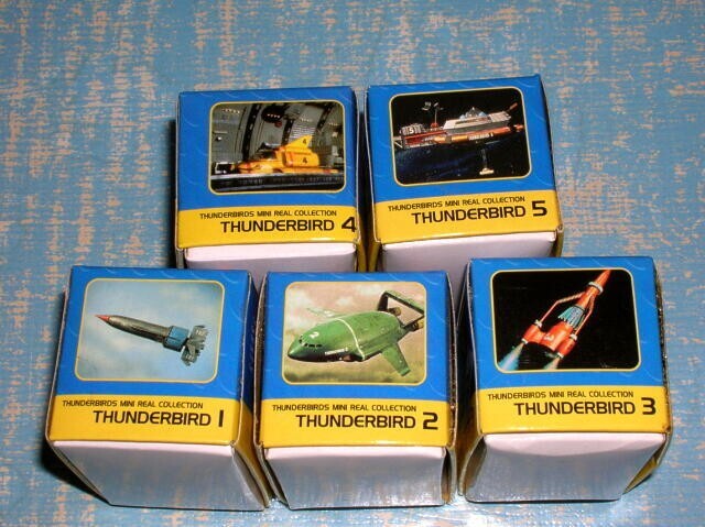 SR Thunderbirds Mini Real Collection Complete All 5 types