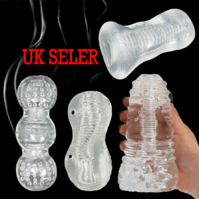 Clear Male Blowjob Masturbator Stroker Cup Realistic Mens Adult Sex Toys |  eBay UK
