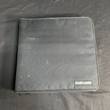 Case Logic CD DVD Black Fabric Travel Storage Book Carry Case Zipper
