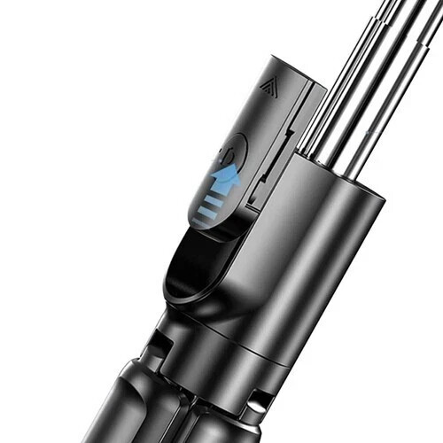 Bastone Asta Per Selfie Con Treppiede + Telecomando Bluetooth IPhone IOS Android - Foto 3 di 9