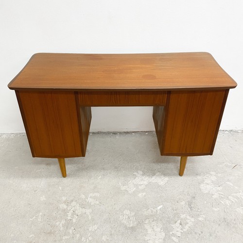 Mid Century Danish Compact Teak Writing Desk - Picture 4 of 6