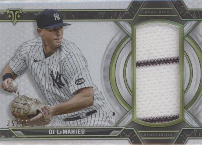 2021 Topps Triple Threads - D.J. LeMahieu #SJR-DLE - 1 of 1