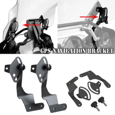 Motorcycle GPS Navigation Bracket Black Fits FOR BMW R1200/1250 GS/GSA 2013-2023