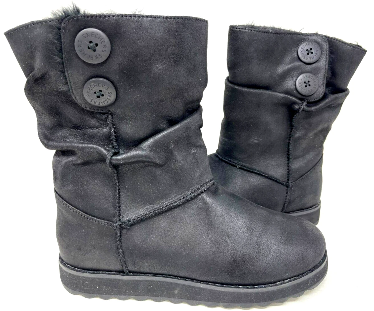 Skechers black sales keepsake boots