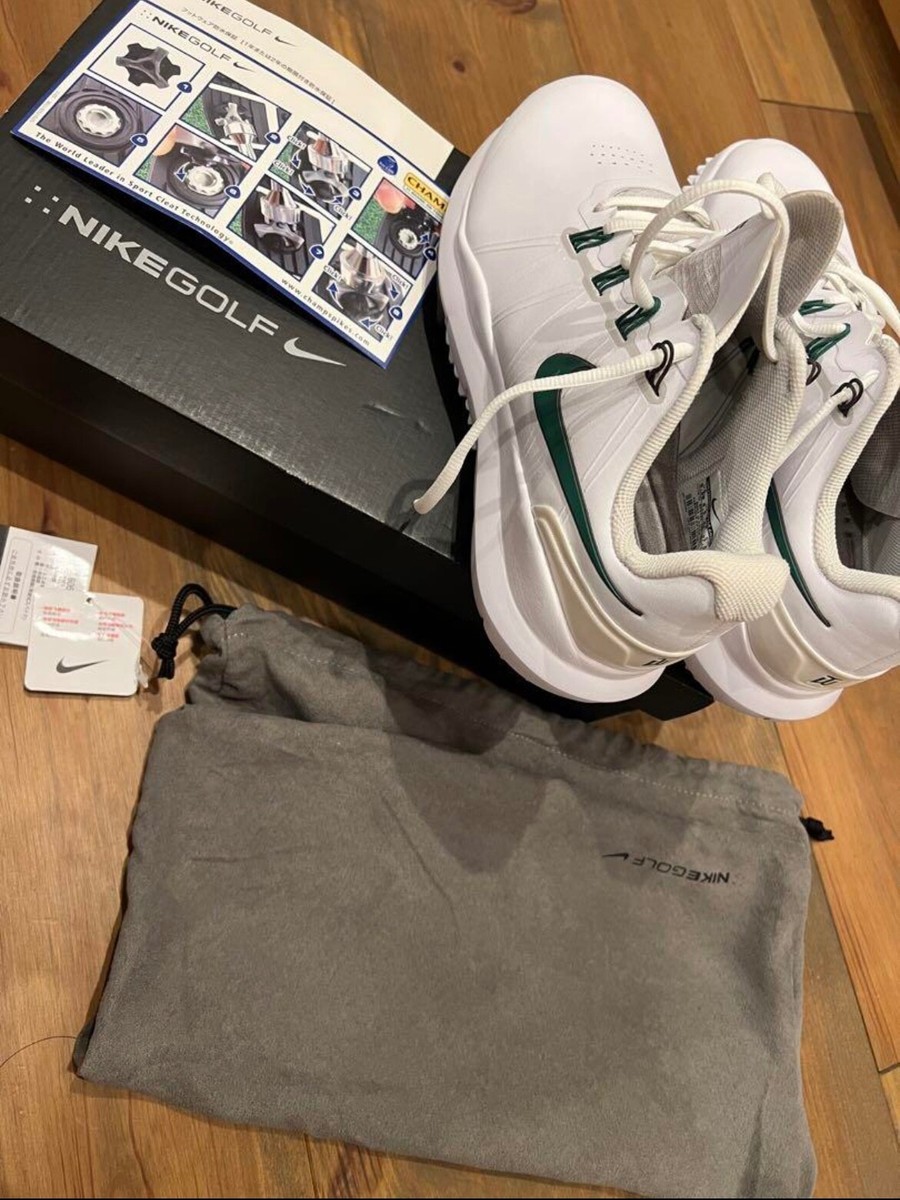 Nike Tiger Woods TW14 Golf Shoe White / Green MASTERS TW13 US 9.5