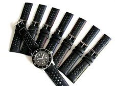 Silicon GT Rally Sport perforated Dive watchband strap water-resistant IW SUISSE