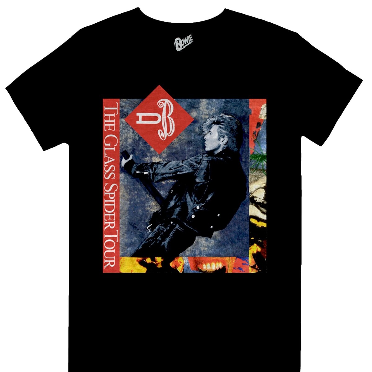 ミュージシャン DAVID BOWIE Glass Spider Tour Tee 1987s David_Bowie_1987_Original_Glas