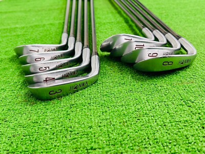 Honma LB-606 Cavity Back Iron set 3-11 RH Ti-Fine Metal Graphite