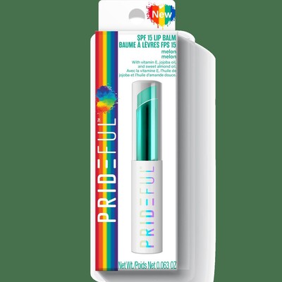 Prideful SPF 15 Lip Balm, Melon, 0.063 oz