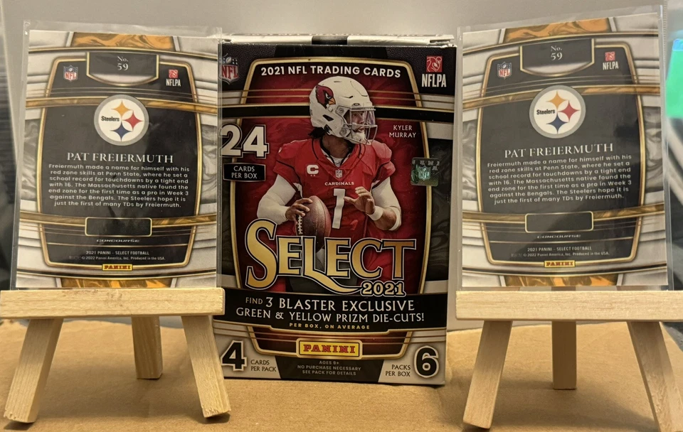 2021 Panini Select pat freiermuth Rookie Card Lot Pittsburgh Steelers #59 - Image 2 of 2