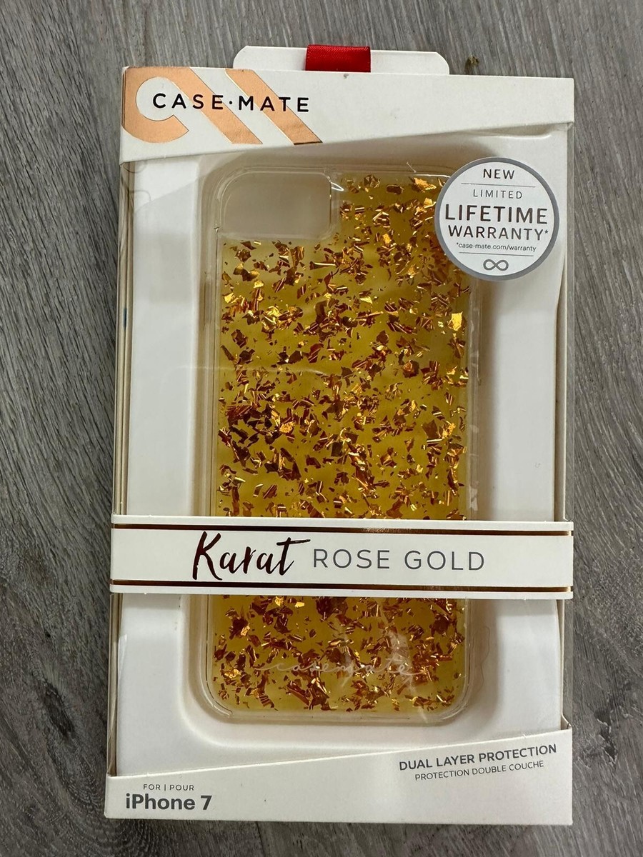 NEW Case Mate iPhone iPhone iPhone Karat Case Rose Gold