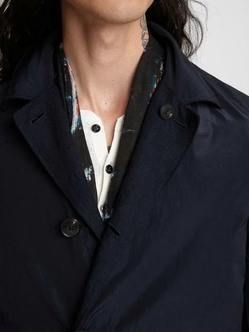 Gabardina reversible John Varvatos OFFICER AZUL Collection, mediana EE. UU. Foto 4 de 4